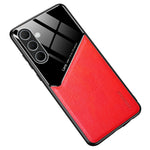 Til Samsung Galaxy A36 5G Etui Læderbelagt PC+TPU Telefonbagcover