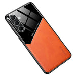 Til Samsung Galaxy A36 5G Etui Læderbelagt PC+TPU Telefonbagcover