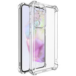 IMAK UX-4-serien til Samsung Galaxy A55 5G Etui Lige Ramme Fire Hjørner Stødabsorberende Klart TPU Cover