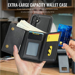DG.MING M6-serien til Samsung Galaxy S24 FE Etui Magnetisk pung PU + PC + TPU telefoncover