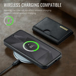 DG.MING M6-serien til Samsung Galaxy S24 FE Etui Magnetisk pung PU + PC + TPU telefoncover