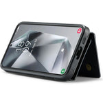 DG.MING M6-serien til Samsung Galaxy S24 FE Etui Magnetisk pung PU + PC + TPU telefoncover
