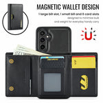 DG.MING M6-serien til Samsung Galaxy S24 FE Etui Magnetisk pung PU + PC + TPU telefoncover
