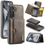 DG.MING M6-serien til Samsung Galaxy S24 FE Etui Magnetisk pung PU + PC + TPU telefoncover
