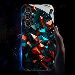For Samsung Galaxy A56 5G Case Call Flash Series Pattern Printing Tempered Glass + TPU Combo Phone Case