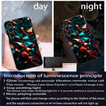 For Samsung Galaxy A56 5G Case Call Flash Series Pattern Printing Tempered Glass + TPU Combo Phone Case