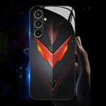 For Samsung Galaxy A56 5G Case Call Flash Series Pattern Printing Tempered Glass + TPU Combo Phone Case