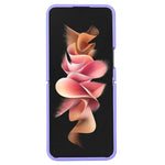 For Samsung Galaxy Z Flip4 5G Liquid Silicone Folding Phone Case Finger Ring Holder Anti-scratch Protective Cover