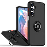 Til Samsung Galaxy A16 5G / 4G Cover PC + TPU Ring Kickstand Anti Drop Telefonbagcover