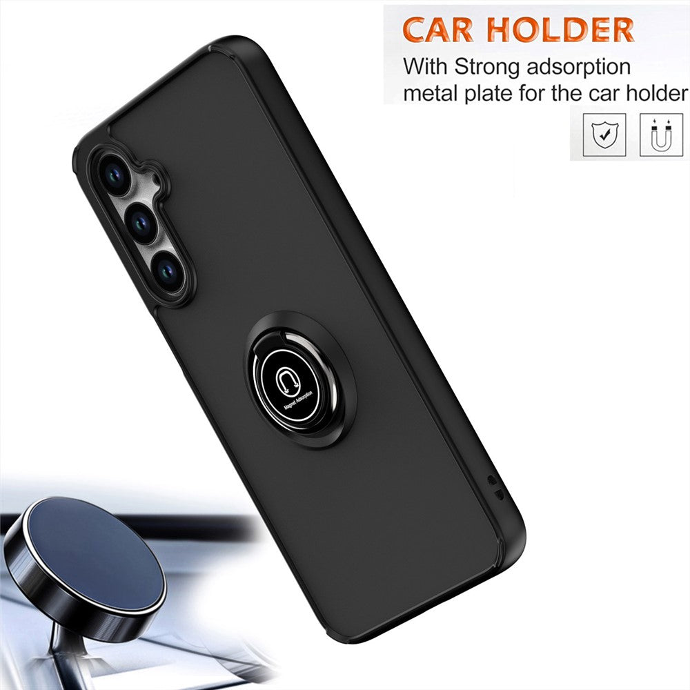 Til Samsung Galaxy A16 5G / 4G Cover PC + TPU Ring Kickstand Anti Drop Telefonbagcover