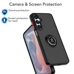 Til Samsung Galaxy A16 5G / 4G Cover PC + TPU Ring Kickstand Anti Drop Telefonbagcover