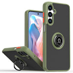 Til Samsung Galaxy A16 5G / 4G Cover PC + TPU Ring Kickstand Anti Drop Telefonbagcover