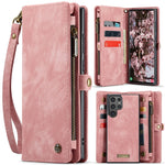 CASEME For Samsung Galaxy S25 Ultra Phone Cases  008 Leather Cover with Detachable Wallet and Strap