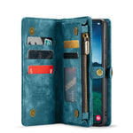 CASEME For Samsung Galaxy S25 Phone Cases  008 Leather Cover with Detachable Wallet and Strap