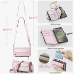 CASEME For Samsung Galaxy S25+ Leather Case C36 Zipper Multiple Card Slots Phone Cover with Straps