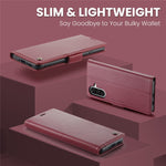 CASEME For Samsung Galaxy A26 5G Leather Case 023 RFID Blocking 3 Card Slot Mobile Cover
