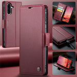 CASEME For Samsung Galaxy A26 5G Leather Case 023 RFID Blocking 3 Card Slot Mobile Cover