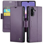 CASEME For Samsung Galaxy A26 5G Leather Case 023 RFID Blocking 3 Card Slot Mobile Cover
