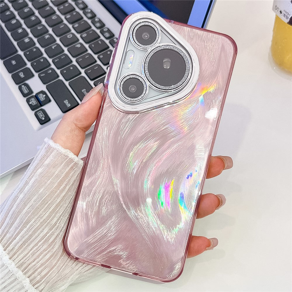 Huawei Pura 70-etui med IMD-design, stødsikkert hybridmobilcover og glaslinsefilm