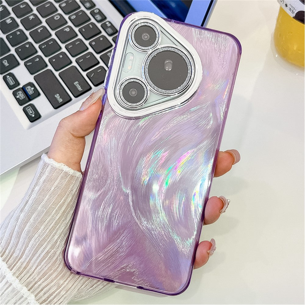 Huawei Pura 70-etui med IMD-design, stødsikkert hybridmobilcover og glaslinsefilm
