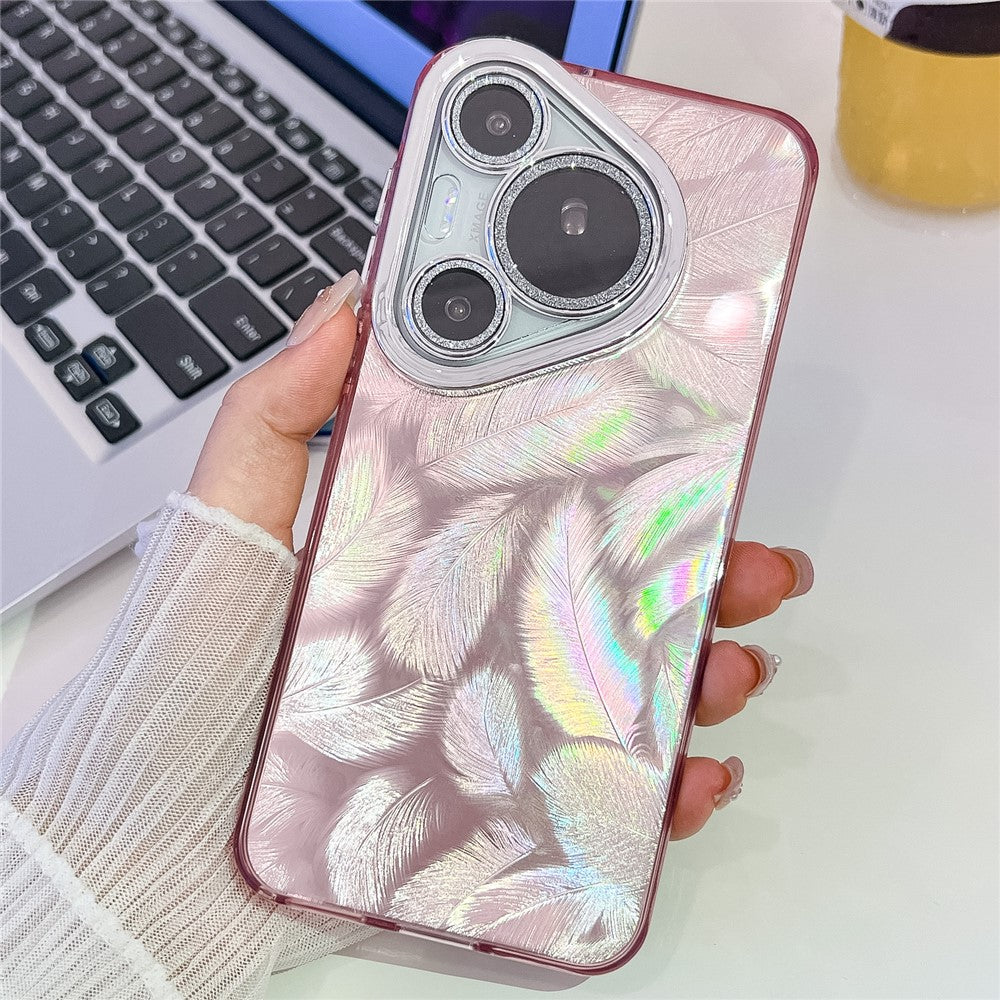 Huawei Pura 70-etui med IMD-design, stødsikkert hybridmobilcover og glaslinsefilm