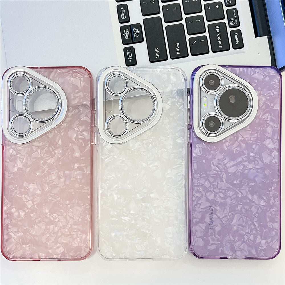 Huawei Pura 70 Pro-skal IMD-design, stötsäkert hybridmobilskal med glaslinsfilm