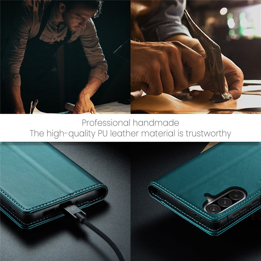 CASEME For Samsung Galaxy A56 5G Leather Case  023 RFID Blocking 3 Card Slot Mobile Cover