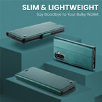 CASEME For Samsung Galaxy A56 5G Leather Case  023 RFID Blocking 3 Card Slot Mobile Cover