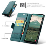 CASEME For Samsung Galaxy A56 5G Leather Case  023 RFID Blocking 3 Card Slot Mobile Cover