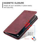 CASEME For Samsung Galaxy A26 5G Case  013 Series Card Holder Stand Leather Phone Cover