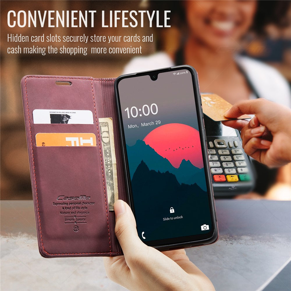 CASEME For Samsung Galaxy A26 5G Case  013 Series Card Holder Stand Leather Phone Cover