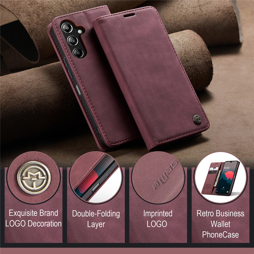 CASEME For Samsung Galaxy A26 5G Case  013 Series Card Holder Stand Leather Phone Cover