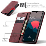 CASEME For Samsung Galaxy A26 5G Case  013 Series Card Holder Stand Leather Phone Cover