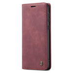 CASEME 013 Series For Samsung Galaxy A56 5G Case Card Holder Stand Leather Phone Cover