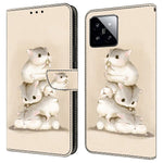 For Xiaomi 14T Pro Case Pattern Printing Anti-Drop Leather Flip Wallet Phone Cover