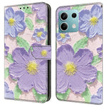 For Xiaomi Redmi Note 13 5G Case Pattern Printing Anti-Drop Leather Flip Wallet Phone Cover
