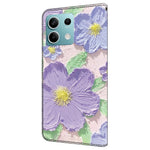 For Xiaomi Redmi Note 13 5G Case Pattern Printing Anti-Drop Leather Flip Wallet Phone Cover