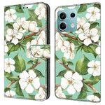 For Xiaomi Redmi Note 13 5G Case Pattern Printing Anti-Drop Leather Flip Wallet Phone Cover
