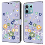 For Xiaomi Redmi Note 13 5G Case Pattern Printing Anti-Drop Leather Flip Wallet Phone Cover