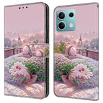 For Xiaomi Redmi Note 13 5G Case Pattern Printing Anti-Drop Leather Flip Wallet Phone Cover