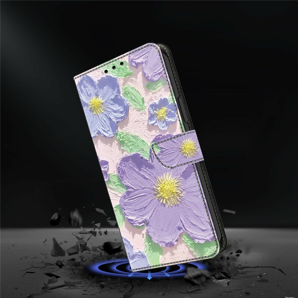 For Xiaomi Redmi Note 13 Pro 5G Case Pattern Printing Anti-Drop Leather Flip Wallet Phone Cover