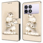 For Xiaomi Redmi Note 13 Pro 4G Case Pattern Printing Anti-Drop Leather Flip Wallet Phone Cover
