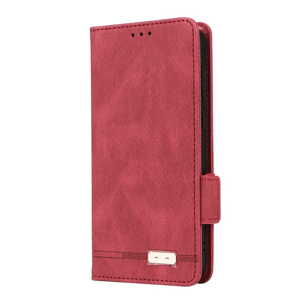 For Oppo Find X8 5G Case Leather Wallet Flip Phone Cover with Hardware Decor