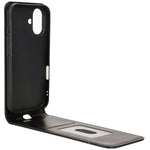 Til iPhone 16 Plus Cover med Kortlomme Magnetisk Lodret Flip Læder Telefoncover