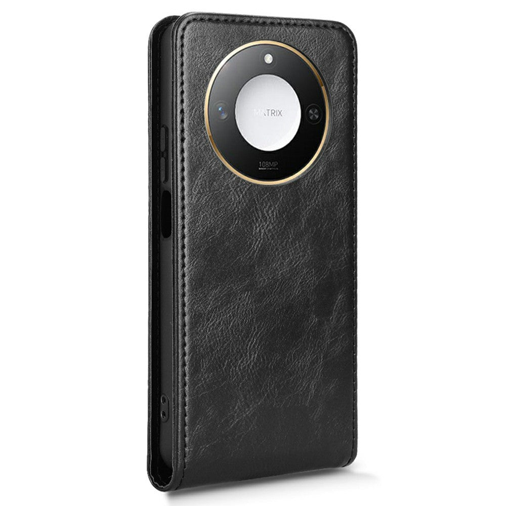 Til Honor X9c Smart 5G / X60 5G etui med kortlomme, magnetisk, vertikalt flip, telefoncover i læder