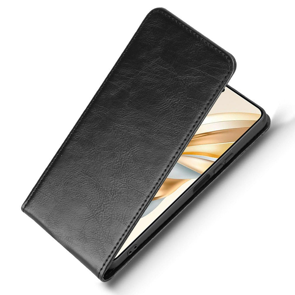 Til Honor X9c Smart 5G / X60 5G etui med kortlomme, magnetisk, vertikalt flip, telefoncover i læder