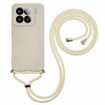 For Xiaomi 15 Pro Crossbody Case Flexible TPU Fiber Lining Anti-Shock Phone Cover