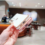 Til Samsung Galaxy A16 5G / A16 4G Cover TPU Telefonbagside Galvaniseret Hjerte Mønster