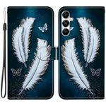For Samsung Galaxy A35 5G Case Pattern Printing Anti-Drop Leather Flip Wallet Phone Cover with Lanyard