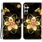 For Samsung Galaxy A35 5G Case Pattern Printing Anti-Drop Leather Flip Wallet Phone Cover with Lanyard